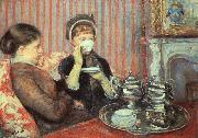 Mary Cassatt Tea by Mary Cassatt oil painting reproduction